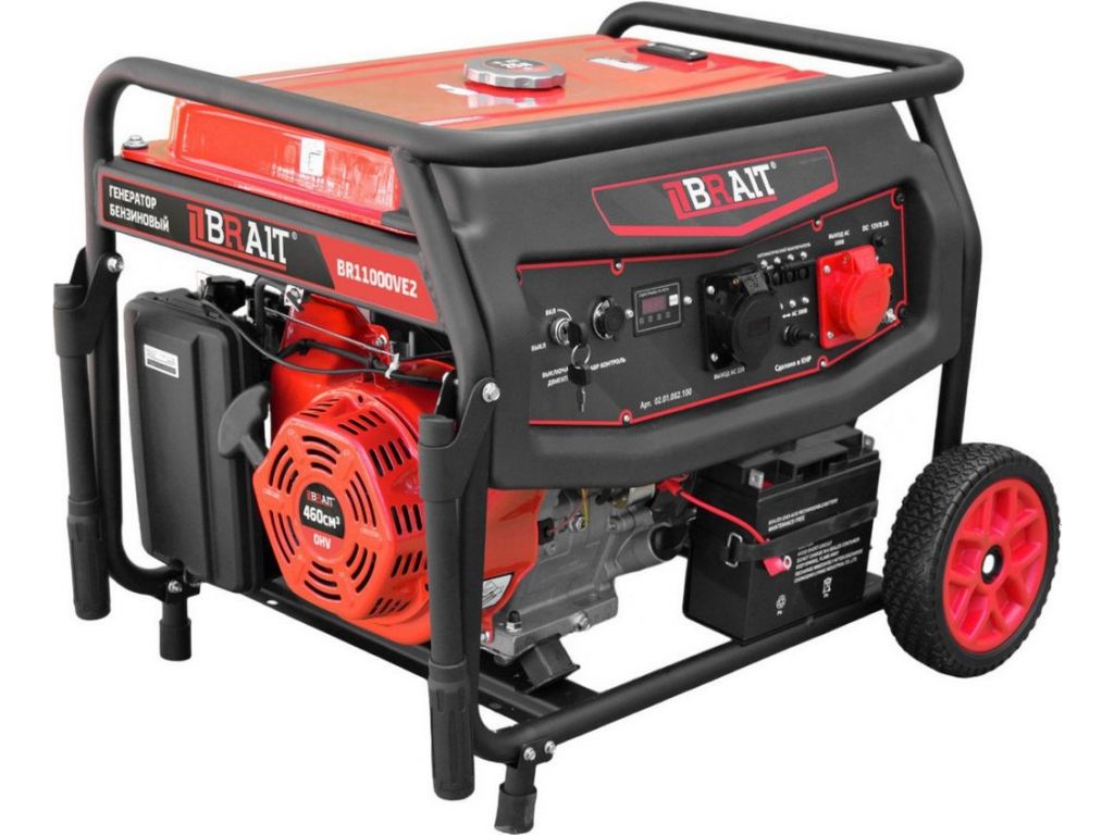 Бензиновый генератор Brait BR11000VE2