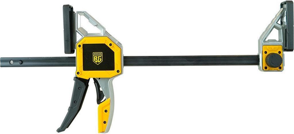 Струбцина Berger Быстрозажимная 95x450мм, зажим до 350кг BG1925
