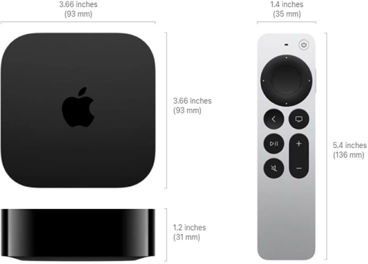 Смарт-приставка Apple TV 4K 128GB (3-е поколение)
