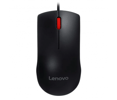  Lenovo Big Red Dot Slient Cable Mouse M220L ()