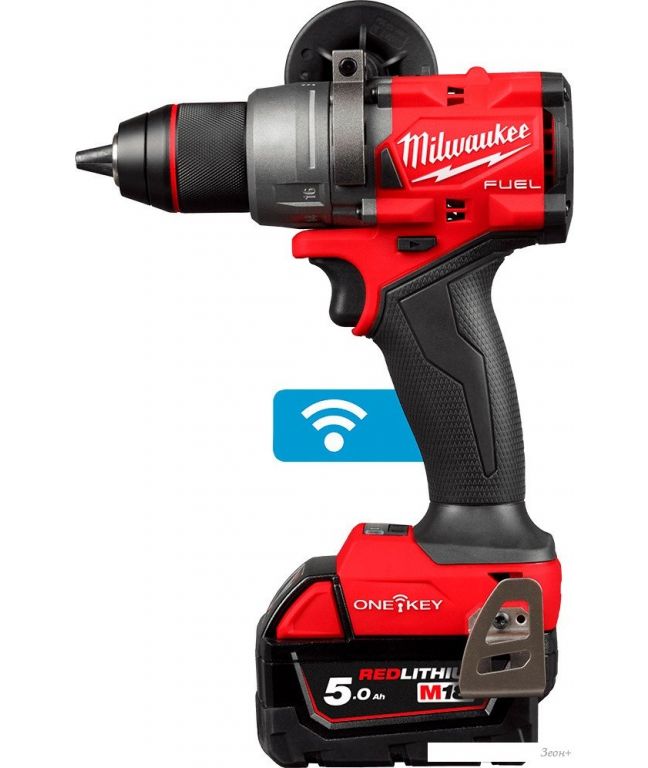 Дрель-шуруповерт Milwaukee M18 FUEL M18ONEDD3-502X 4933492802 (с 2-мя АКБ 5 Ач, кейс)
