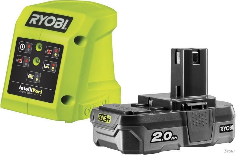 Аккумулятор с зарядным устройством Ryobi RC18115-120VSE 5133004897 (18В/2 Ah + 18В)