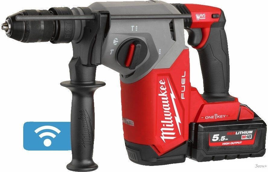 Перфоратор Milwaukee M18 FUEL M18ONEFHX-552X 4933478504 (с 2-мя АКБ, кейс)