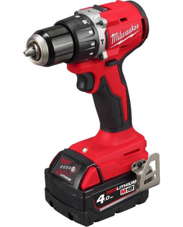 Ударная дрель-шуруповерт Milwaukee M18 BLPDRC-402C 4933492824 (с 2-мя АКБ 4 Ач, кейс)