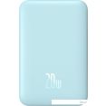 Внешний аккумулятор Baseus Magnetic Mini Air Wireless Fast Charge Power Bank 20W 10000mAh (голубой)