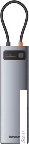 Док-станция Baseus Metal Gleam Series 11-Port Hub B00030709811-00