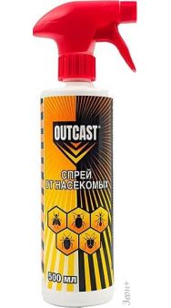 Спрей от насекомых Outcast 500мл
