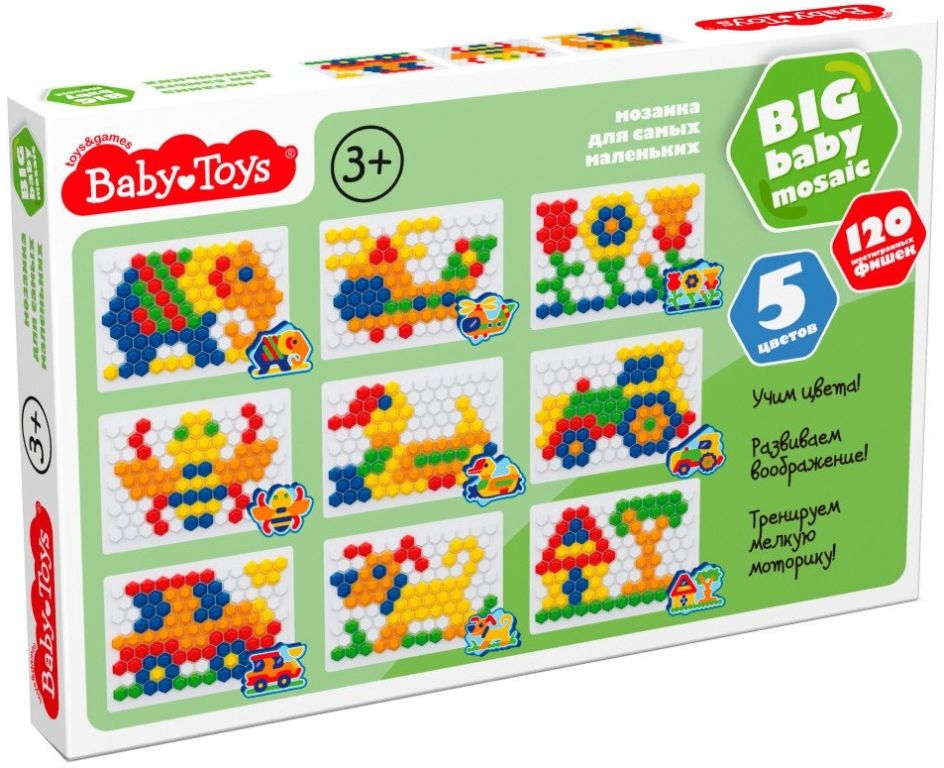 Развивающая игра Baby Toys Мозаика шестигранная 05023