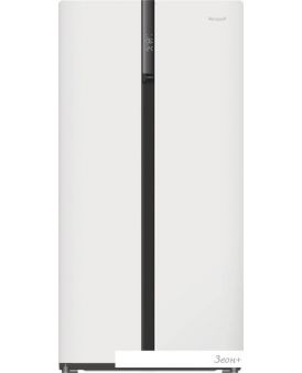  side by side Weissgauff WSBS 500 Inverter NoFrost White Glass