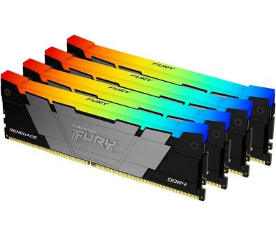  Kingston FURY Renegade RGB 4x32 DDR4 3200  KF432C16RB2AK4/128