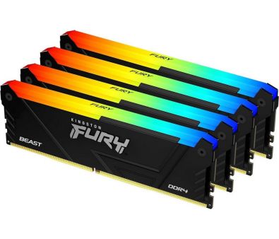   Kingston FURY Beast RGB 4x16 DDR4 2666  KF426C16BB12AK4/64