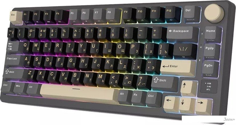 Клавиатура Royal Kludge RK-M75 RGB (Phantom, RK Silver)