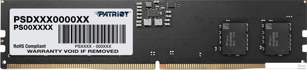 Оперативная память Patriot Signature Line 8ГБ DDR5 5600 МГц PSD58G560081