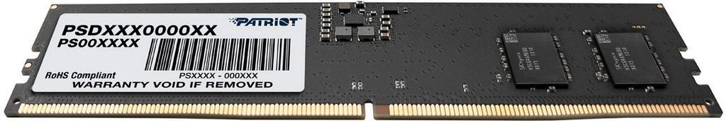 Оперативная память Patriot Signature Line 8ГБ DDR5 5600 МГц PSD58G560081