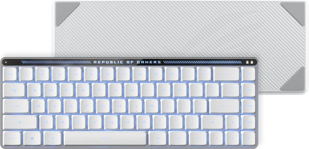 Клавиатура ASUS ROG Falchion Moonlight White (ASUS RX Low Profile Red)