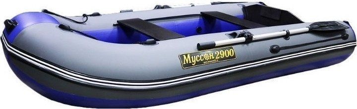 Моторно-гребная лодка Муссон 2900 НД (серый/синий)