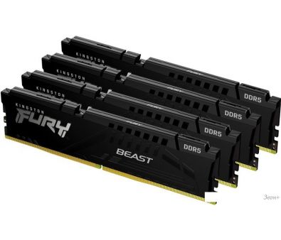   Kingston FURY Beast 4x16 DDR5 6000  KF560C40BBK4-64