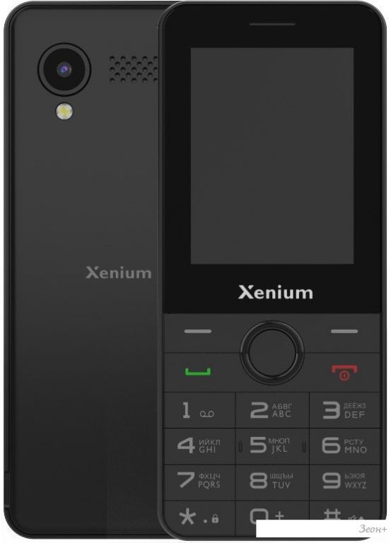 Кнопочный телефон Xenium X240 (черный)