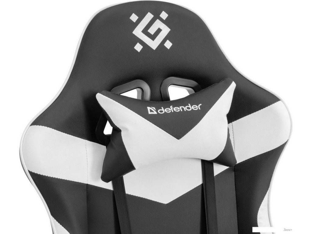 Игровое (геймерское) кресло Defender Urana (черный/белый)