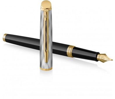  . Waterman Reflections of Paris Hemisphere DeLuxe (2200837) Black GT M ..