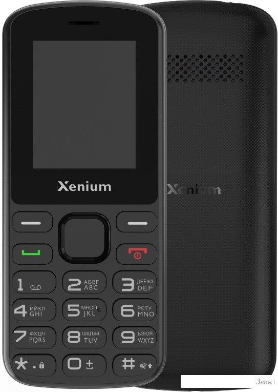 Кнопочный телефон Xenium X170 (черный)