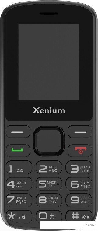 Кнопочный телефон Xenium X170 (черный)
