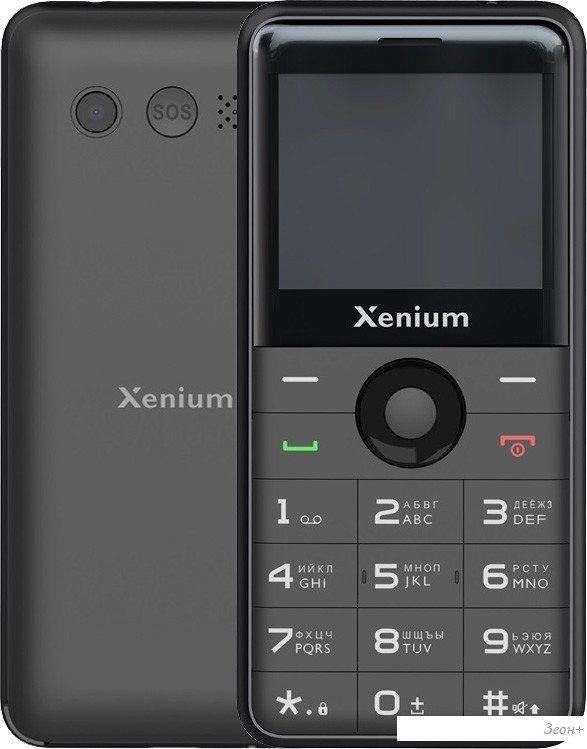 Кнопочный телефон Xenium X700 (черный)