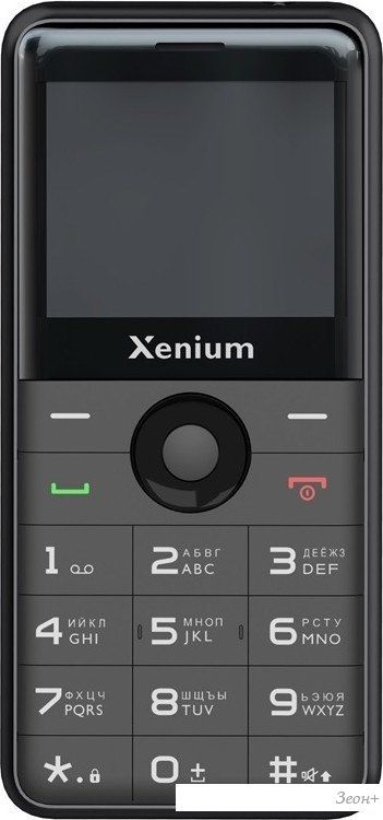 Кнопочный телефон Xenium X700 (черный)