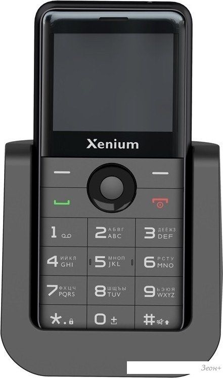 Кнопочный телефон Xenium X700 (черный)