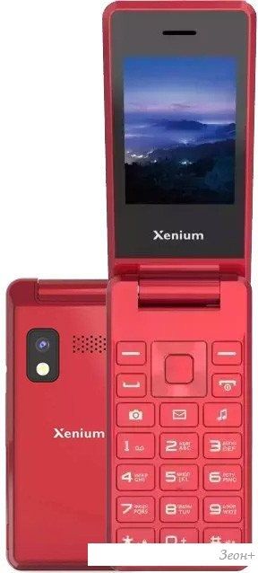 Кнопочный телефон Xenium X600 (красный)