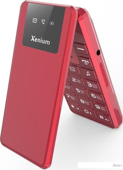 Кнопочный телефон Xenium X600 (красный)