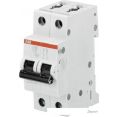 Выключатель автоматический ABB S202-C1.6 2P C 1.6A 6kA 2M 2CDS252001R0974