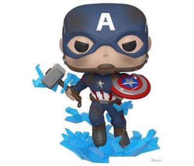  Funko Funko POP! Bobble Marvel Avengers Endgame Captain America w/Broken Shield&Mjolnir
