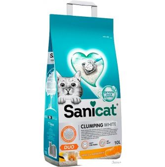    Sanicat Clumping White Rose 8