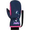   Reusch Kids Mitten 6285405-4540 (- 2, Dress Blue/Knockout Pink)