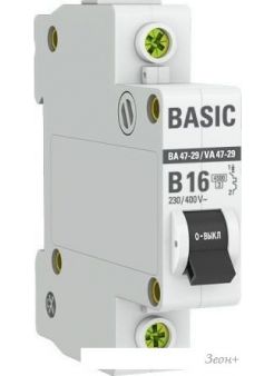   EKF Basic 1P 16 (B) 4.5  47-29 mcb4729-1-16-B