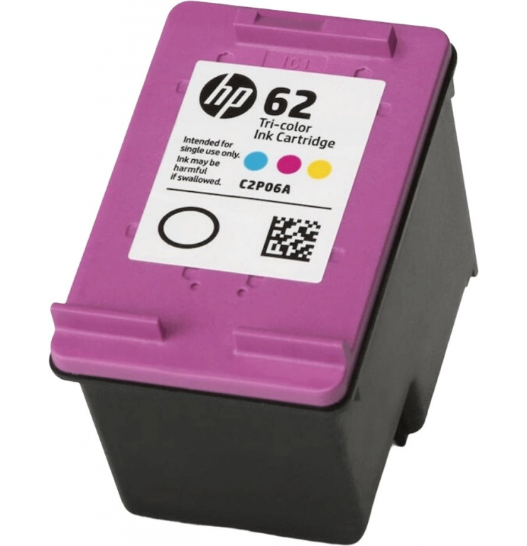 Картридж струйный HP 62 C2P06AE многоцветный (165стр.) для HP OJ 200