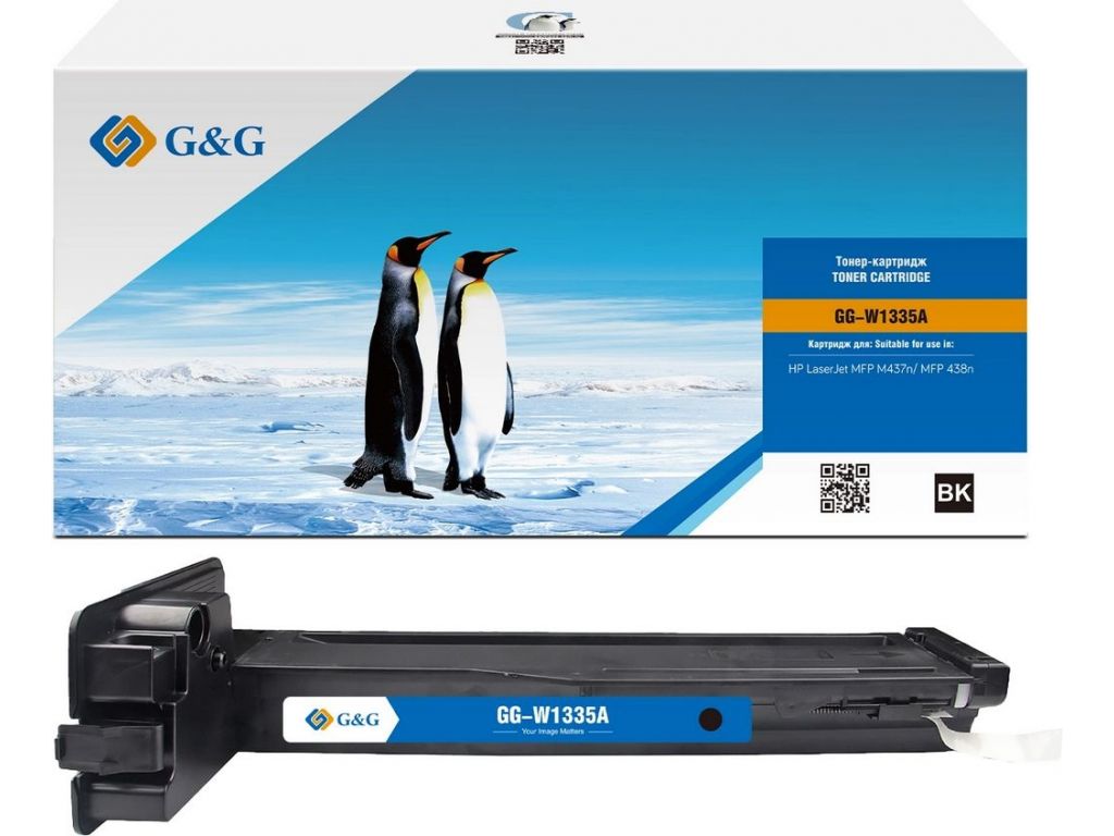 Картридж лазерный G&G GG-W1335A W1335A черный (7400стр.) для HP LJ MFP M437n/MFP 438n