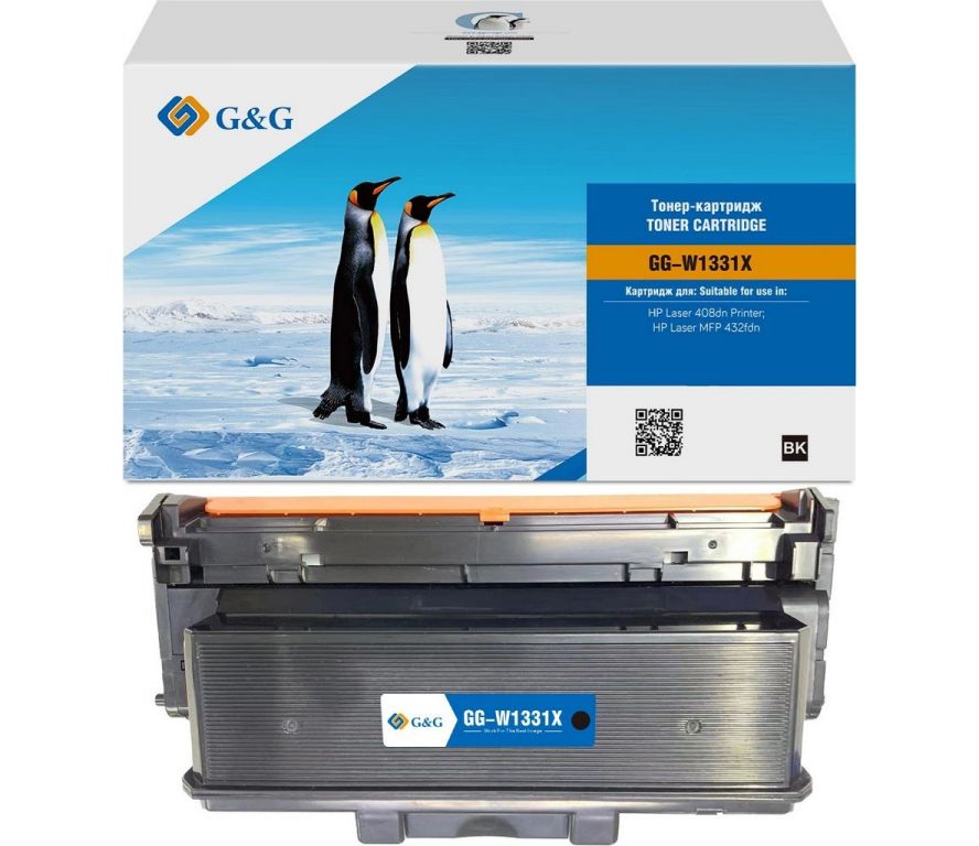 Картридж лазерный G&G GG-W1331X W1331X черный (15000стр.) для HP Laser 408dn/MFP 432fdn