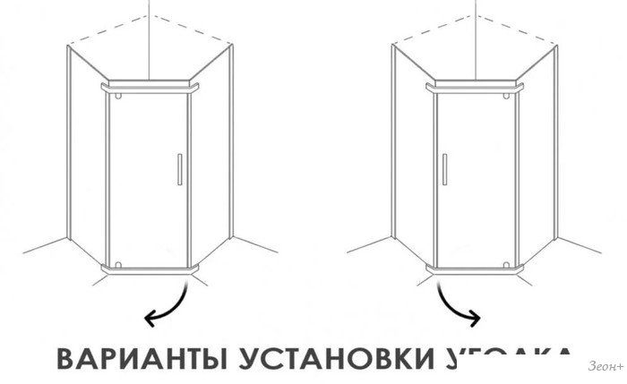 Душевой уголок Alex Baitler AB245-100 100x200