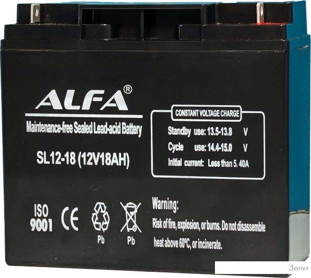 Аккумулятор для ИБП ALFA SL12-18 (12V-18Ah)
