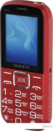 Мобильный телефон Maxvi B21ds (красный)