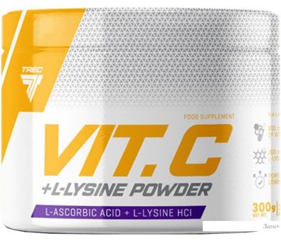 ,  Trec Nutrition VIT. C. + L-Lysine Powder 300 