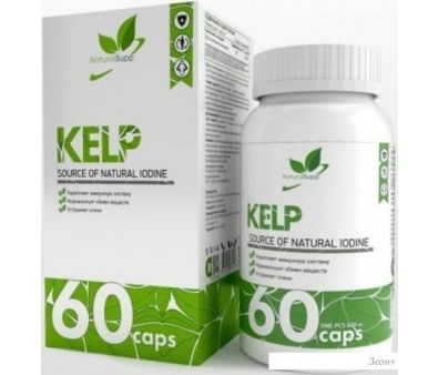 ,  NaturalSupp  (Kelp), 325 , 60 .