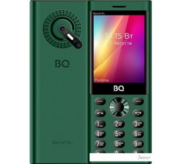 Кнопочный телефон BQ BQ-2832 Barrel XL (зеленый)