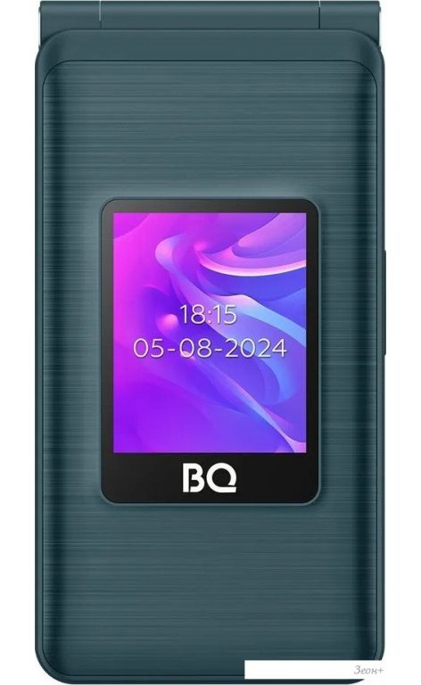 Кнопочный телефон BQ BQ-2412 Shell Duo (бирюзовый)