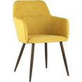 Стул с подлокотниками Stool Group Кинг (желтый)