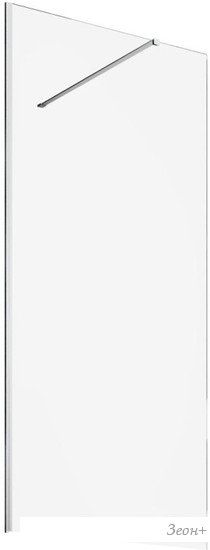 Душевая стенка Allen Brau Infinity 1 3.21007.BA 90x200 323799 (серебро браш)