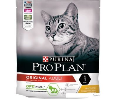 Сухой корм для кошек Pro Plan Original Adult OptiRenal с курицей 400 г