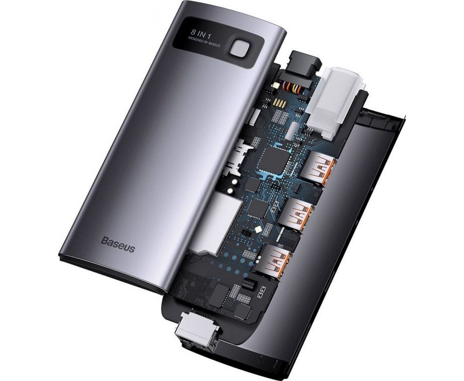 USB-хаб Baseus Metal Gleam Series 4-Port USB-A Hub WKWG070013